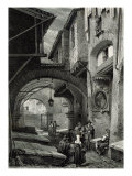The Ghetto, Rome, engraved by S.V. Hunt, Cassell and Company, 1847 Giclee Print by Louis Haghe