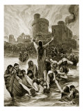 After the 'Fair' of Lincoln, Illustration from 'Hutchinson's Story of the British Nation', C.1920 Giclee Print by Richard Caton Woodville
