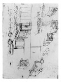 Machine Designs reproduction procédé giclée par Leonardo da Vinci 