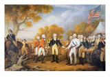 Surrender of General Burgoyne at Saratoga, New York, 17 October 1777 Giclee Print by John Trumbull