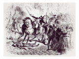 2nd of May 1808, Insurrection in Madrid, from 'Histoire de Napoleon' by M. de Norvins, 1839 Giclee Print by Denis-auguste-marie Raffet