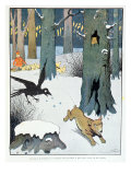 Illustration from 'Le Roman de Renard', c.1900 reproduction procédé giclée par Benjamin Rabier