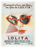 Lolita, French Movie Poster, 1962 Lámina giclée