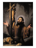 St. Francis Giclee Print by Bernardo Strozzi