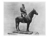 Leo Tolstoy Riding Delire Giclee Print by Prince Paul Petrovic Troubetzkoy