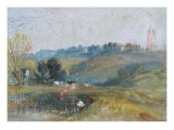 Landscape near Petworth, c.1828 Giclee Print by Joseph Mallord William Turner