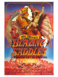 Blazing Saddles, French Movie Poster, 1974 Giclee Print