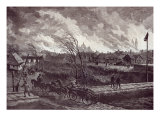 The Burning of Stry, Near Lemberg, from The Illustrated London News, 1st May 1845 Giclee Print by Johann Nepomuk Schonberg