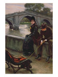 Richmond Bridge, c.1878 Giclee Print by James Tissot