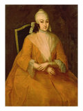 Portrait of Anna Leopoldovna Giclée-Druck von Ivan Yakovlevich Vishnyakov