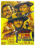 The Good, The Bad and The Ugly, French Movie Poster, 1966 - Giclee Baskı The Good, The Bad and The Ugly, French Movie Poster, 1966 - Giclee Baskı