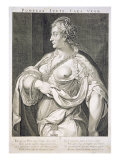 Pompeia Giclee Print by Aegidius Sadeler Or Saedeler