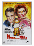 Bringing Up Baby, Spanish Movie Poster, 1938 Giclee Print