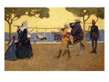 Big Game Hunters, from 'The Light Side of Egypt', 1908 Reproduction procédé giclée par Lance Thackeray