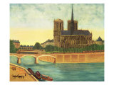 Notre-Dame Impressão giclée por Louis Vivin Notre-Dame Impressão giclée por Louis Vivin
