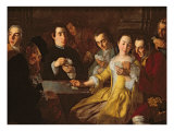The Card Party Giclee Print by Gaspare Traversi