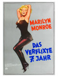 The Seven Year Itch, German Movie Poster, 1955 Giclee Print