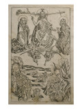 The Last Judgement, Illustration from the 'Liber Chronicarum' by Hartmann Schedel Reproduction procédé giclée par Michael Wolgemuth
