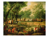 Napoleon on a Hunt in the Compiegne Forest, 1811 Giclee Print by Antoine Charles Horace Vernet