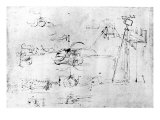 Weaponry Designs Giclee Print by Leonardo da Vinci 