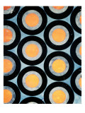Circle Motif Texile Design Giclee Print by Varvara Fedorvna Stepanova