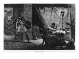 Death of Archimedes, Illustration from 'La Vie Des Savants Illustres' by Louis Figuier Giclée-Druck von Frans Verhas