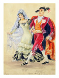 Costume Design for Mozart's 'The Marriage of Figaro', 1936 Giclee Print by Jakov Zinovyevich Stoffer