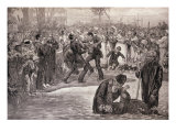 Negro Baptism in the United States, from 'The Illustrated London News', 21st May 1887 Giclee Print by Felix Regamey