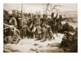 Marshal Ney Supporting the French Rearguard Lámina giclée por Adolphe Yvon Marshal Ney Supporting the French Rearguard Lámina giclée por Adolphe Yvon