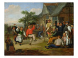 The Peasants' Dance, 1678 Giclee Print by Matthias Scheits