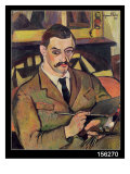 Portrait of Maurice Utrillo reproduction procédé giclée par Marie Clementine Valadon