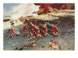 Battle of Bunker Hill, 17 June 1775 Giclee Print by Howard Pyle
