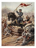 General Sheridan at the Battle of Five Forks, Virginia, 1st April, 1865 Lámina giclée por Henry Alexander Ogden