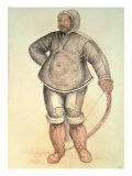 Eskimo Man, 1570 Giclee Print by John White
