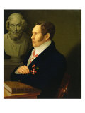 Portrait of Nikolay Gnedich, 1839 Giclée-Druck von Mikhail Prokopyevich Vishnevitsky