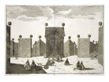 Topiary Gardens, from 'Delights of Villa Castellazzo', by Domenico Felice Leonardi, published 1743 Giclee Print by Marc'antonio Dal Re