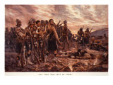 All That Was Left of Them': the Black Watch after the Battle of Magersfontein, 1899 Giclee Print by Richard Caton Woodville