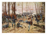 The Battle of Shiloh April 6Th-7th 1862 Lámina giclée por Henry Alexander Ogden