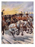 Napoleon at the Retreat from Moscow Giclee Print by Stanley L. Wood