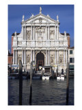 View Across the Grand Canal towards the Church of the Scalzi Giclee Print by Giuseppe Sardi