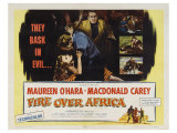 Fire Over Africa, 1954 Giclee Print