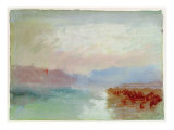 River Scene, 1834 reproduction procédé giclée par Joseph Mallord William Turner