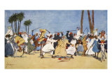The Battle of the Nile, from 'The Light Side of Egypt', 1908 Reproduction procédé giclée par Lance Thackeray