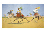 Cup and Ball-The Camel's Favourite Game, from 'The Light Side of Egypt', 1908 Giclee Print by Lance Thackeray