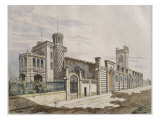 Storehouse of Madame Veuve Pommery Champagne in Reims, Illustration, 'Le Moniteur Des Architectes' Giclee Print by Georges Felix Garen