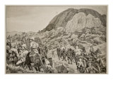 Going Out to the Attack on Spion Kop on January 24Th Giclee Print by Richard Caton Woodville
