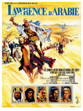 Lawrence of Arabia, French Movie Poster, 1963 Lámina giclée