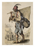 Captain of Bohemians, after Jacques Callot reproduction procédé giclée par Albert Charles August Racinet