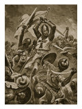 Crusaders Storming the City of Tyre Giclee Print by Stanley L. Wood
