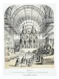 The Nubian Court at The Crystal Palace in Sydenham, c.1851-1855 Giclee Print by Thomas Hosmer Shepherd